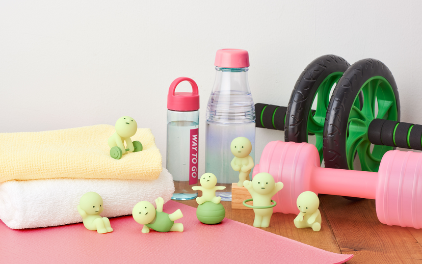 Buy Smiski Glow in The Dark Figure Exercising Series (Sold Separately Subject to Availability) | Yallatoys.com