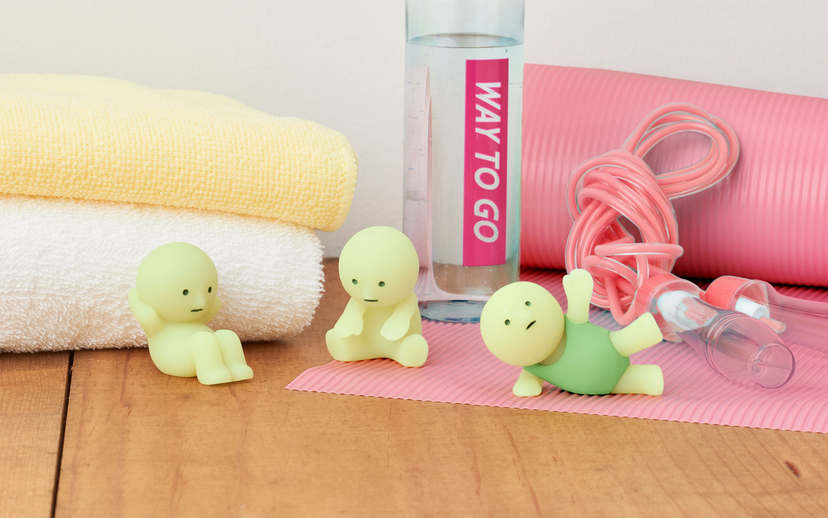 Buy Smiski Glow in The Dark Figure Exercising Series (Sold Separately Subject to Availability) | Yallatoys.com