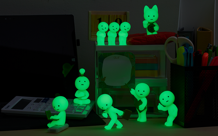 Buy Smiski Glow in The Dark Figure at Work Series (Sold Separately Subject to Availability) | Yallatoys.com