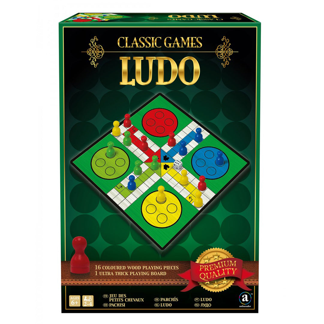 Buy Merchant Ambassador Classic Games Wood Ludo | Yallatoys.com