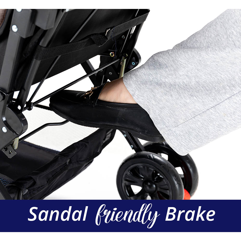 Story By Teknum Double Baby Stroller - Khaki Teknum Yallatoys