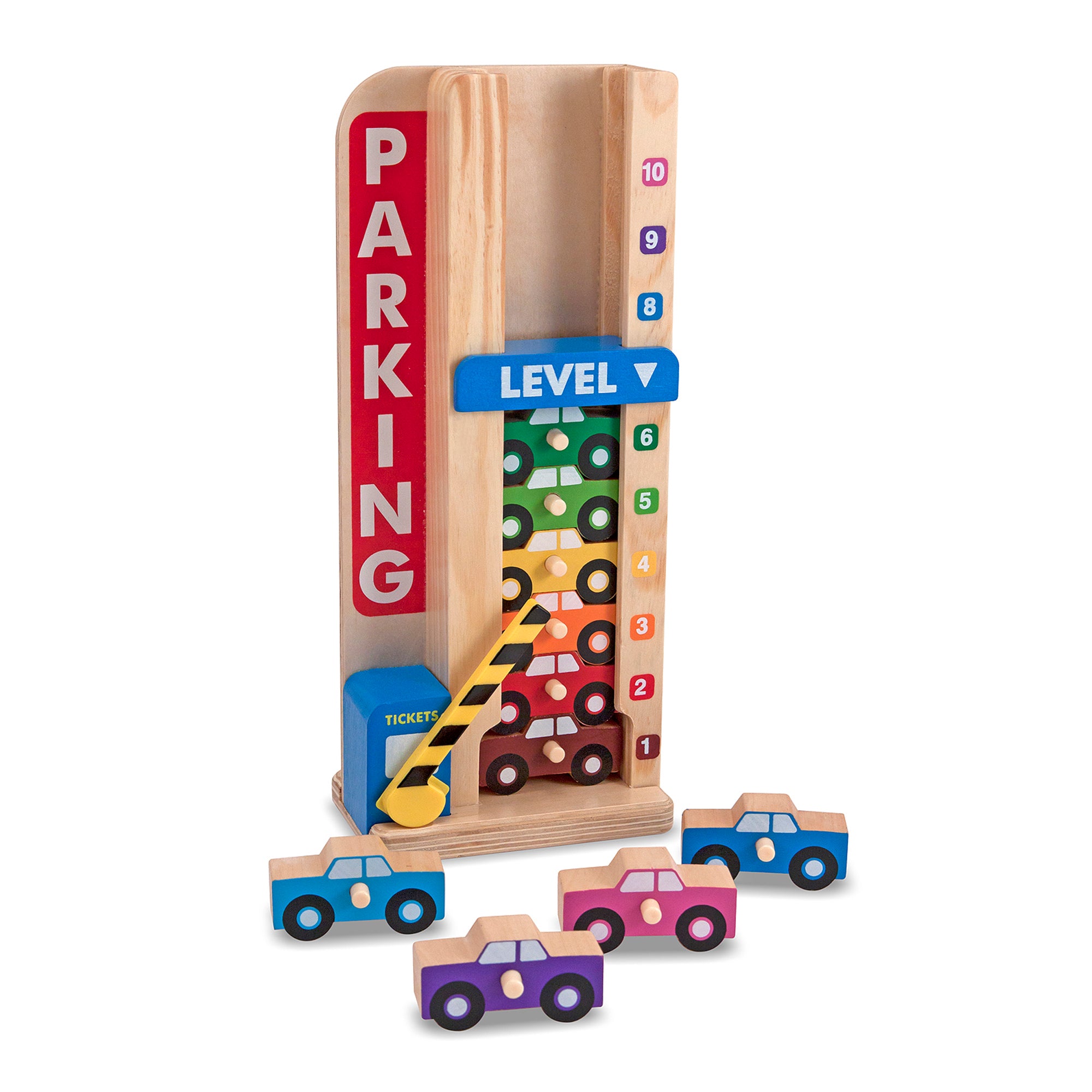 stack count parking garage toy