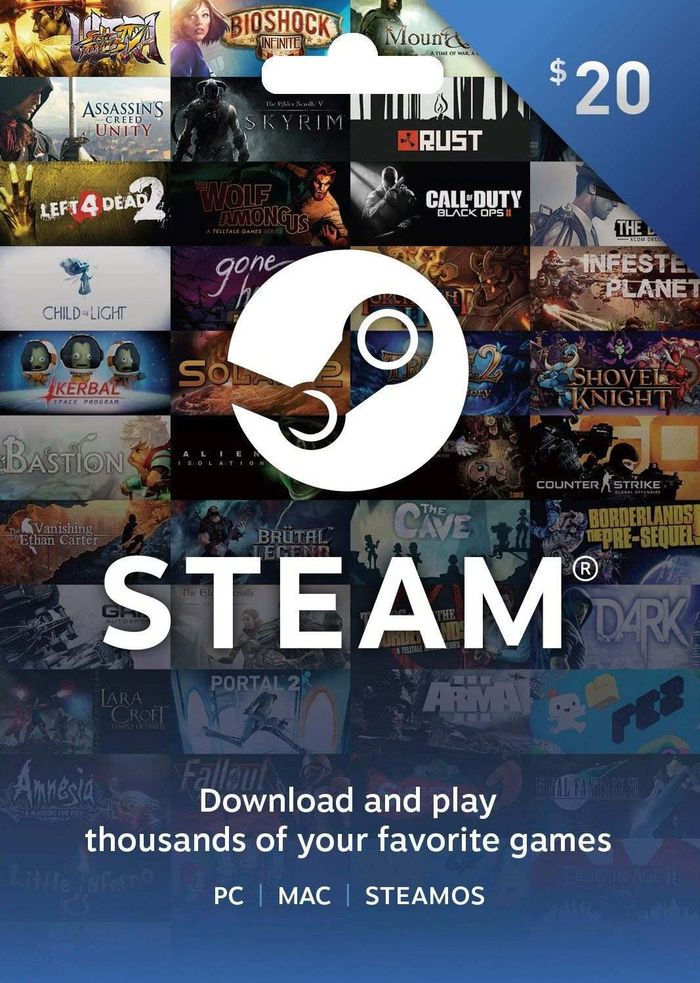 Buy Steam USD20 | Yallatoys.com