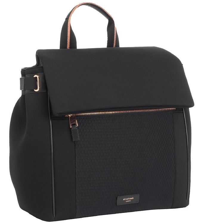 Storksak Changing Bag Convertible St James Scuba Black Storksak Yallatoys