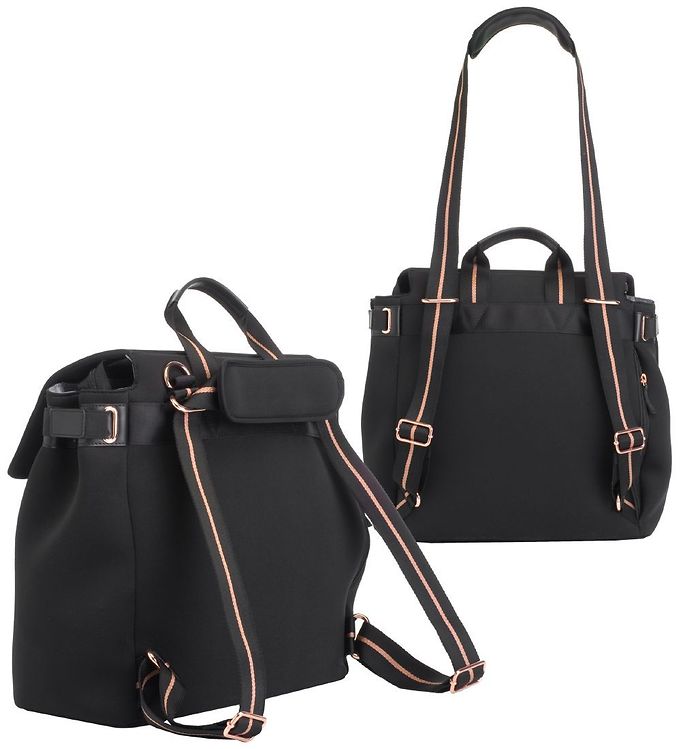 Storksak Changing Bag Convertible St James Scuba Black Storksak Yallatoys