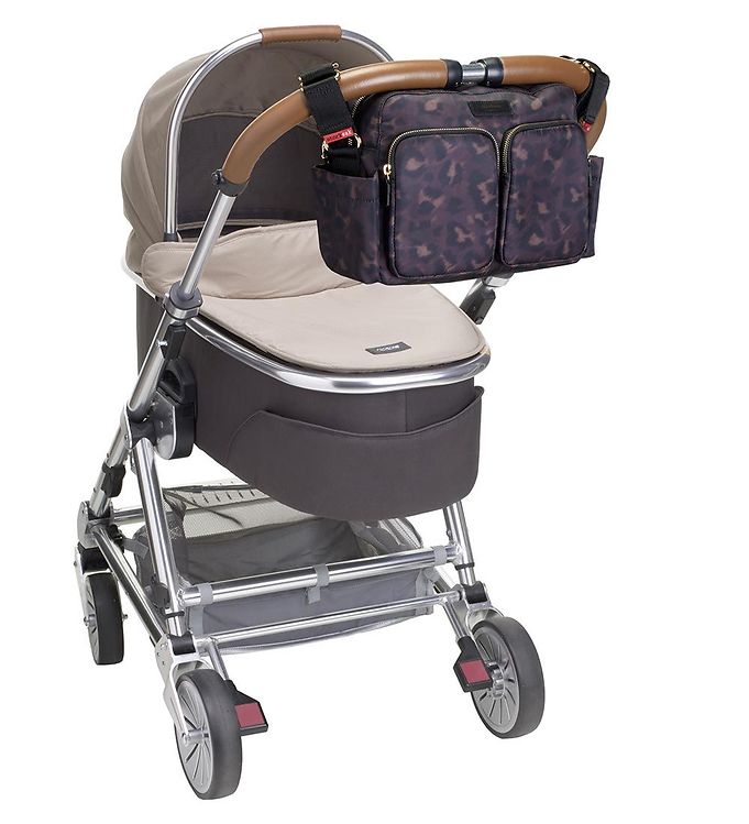 Storksak Stroller Organiser Diaper Bag Black Leopard Storksak Yallatoys
