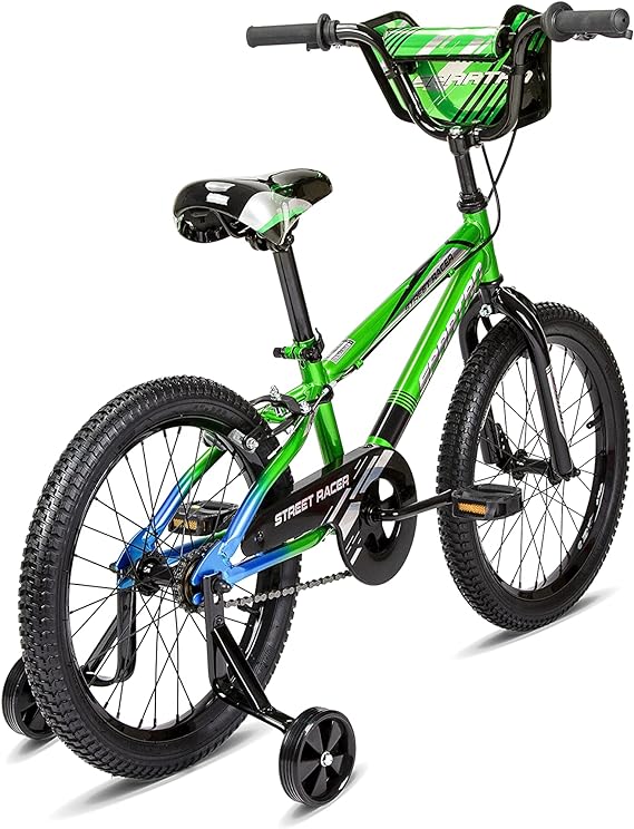Buy Spartan Street Racer 18 inch Black Green | Yallatoys.com