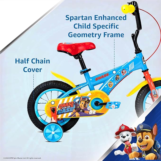 Buy Spartan Paw Patrol Chase Bicycle 12inch | Yallatoys.com