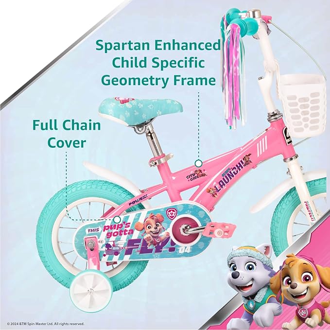Buy Spartan Paw Patrol Skye Bicycle 12inch | Yallatoys.com