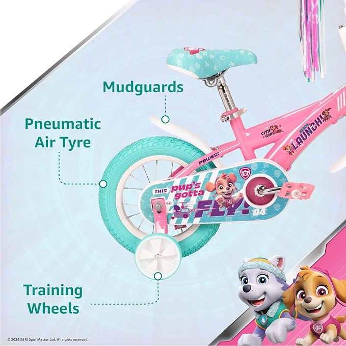 Buy Spartan Paw Patrol Skye Bicycle 12inch | Yallatoys.com