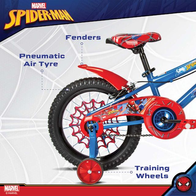 Buy Spartan Amazing Spiderman Bicycle 12inch | Yallatoys.com