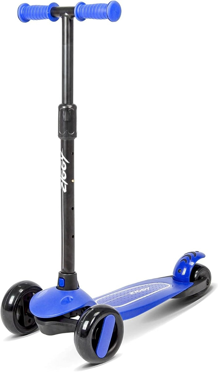Buy Spartan Ziggy 3 Wheel Tilt Scooter With LED Lights Blue | Yallatoys.com