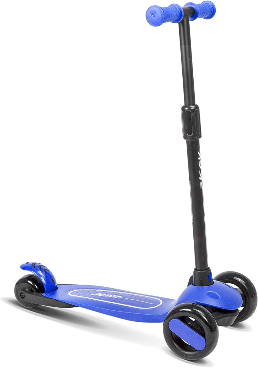 Buy Spartan Ziggy 3 Wheel Tilt Scooter With LED Lights Blue | Yallatoys.com