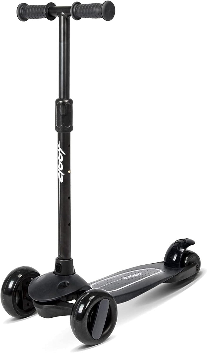 Buy Spartan Ziggy 3 Wheel Tilt Scooter With LED Lights Black | Yallatoys.com