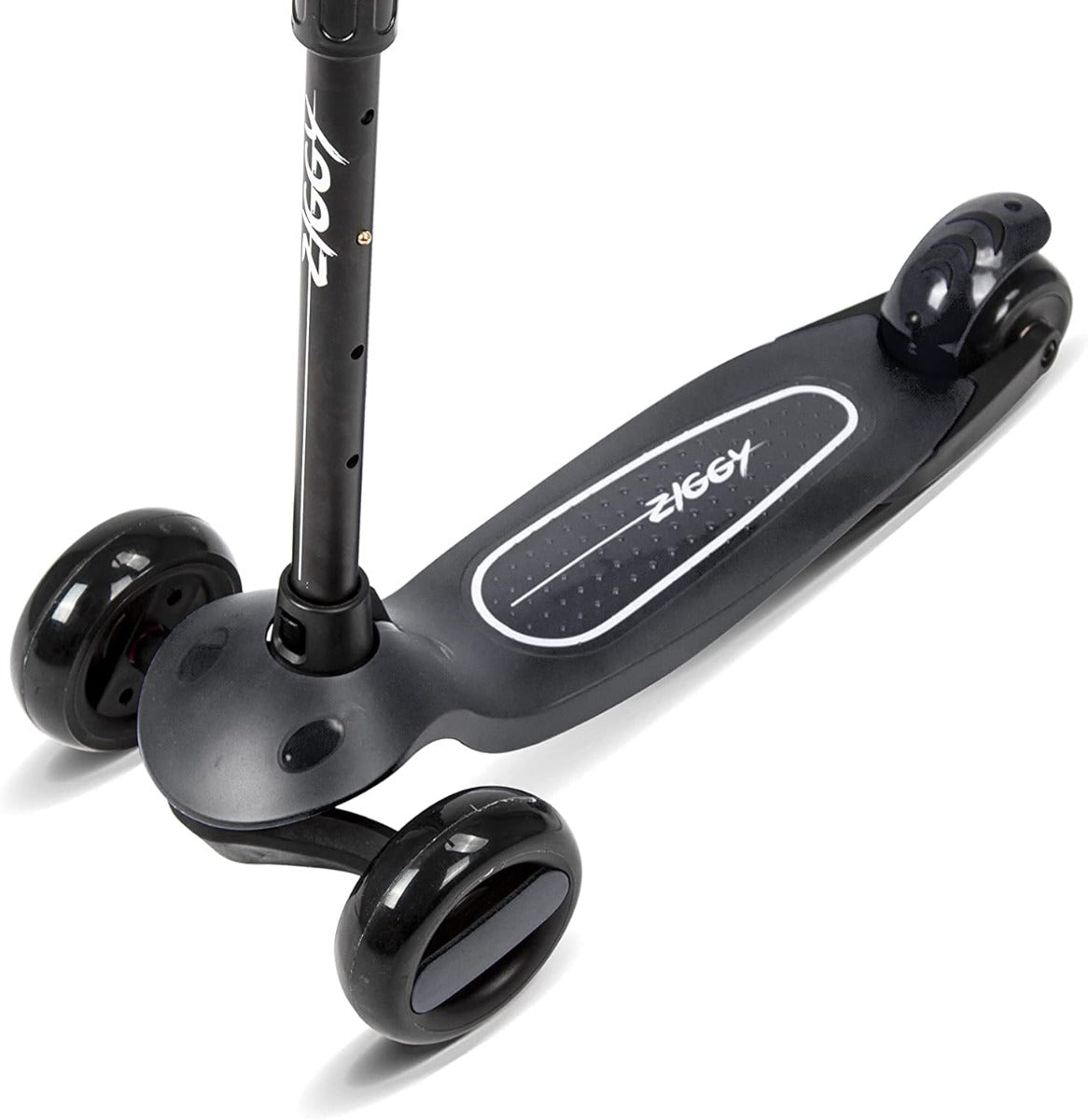 Buy Spartan Ziggy 3 Wheel Tilt Scooter With LED Lights Black | Yallatoys.com