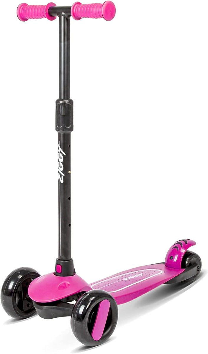 Buy Spartan Ziggy 3 Wheel Tilt Scooter With LED Lights Pink | Yallatoys.com