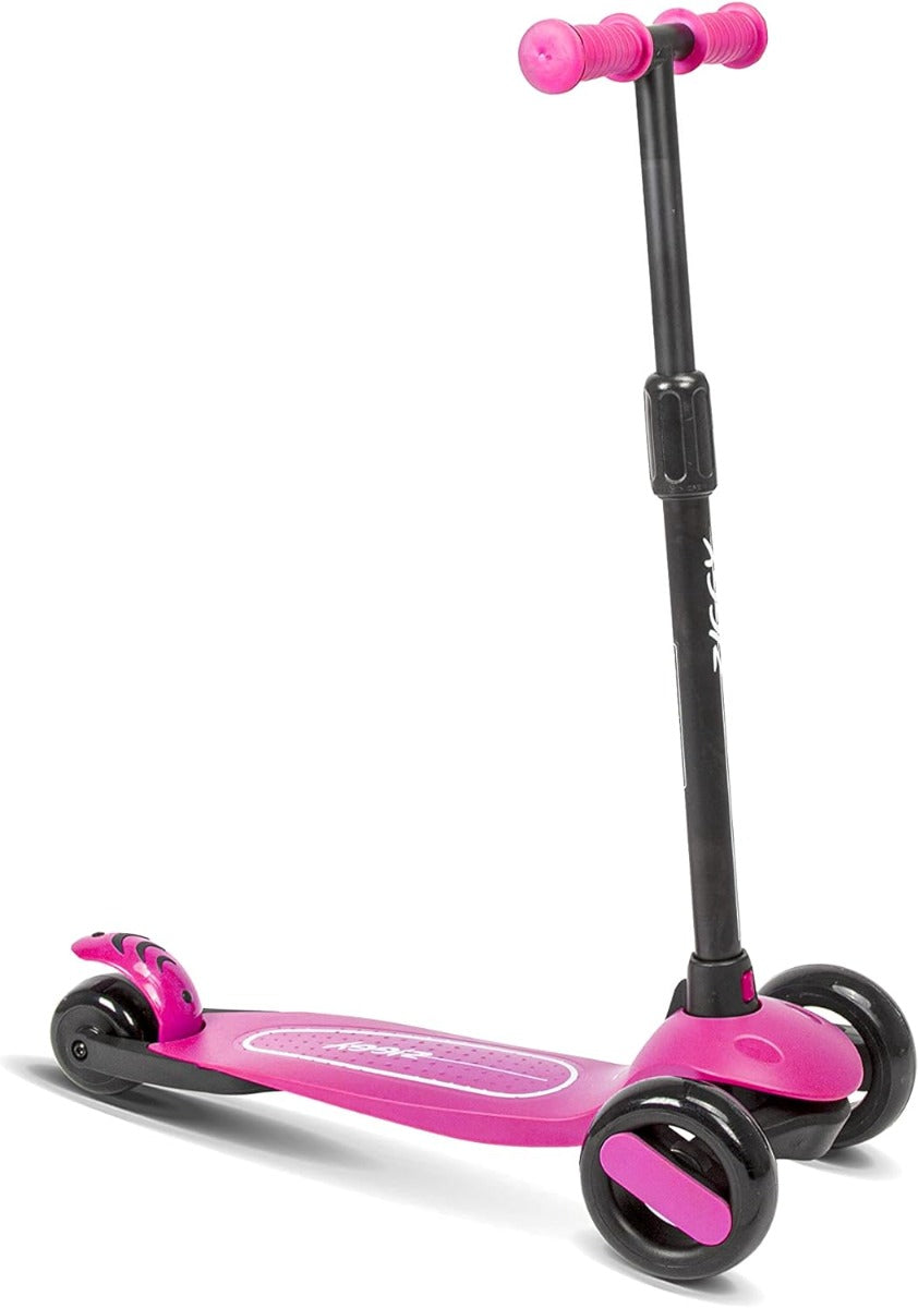 Buy Spartan Ziggy 3 Wheel Tilt Scooter With LED Lights Pink | Yallatoys.com
