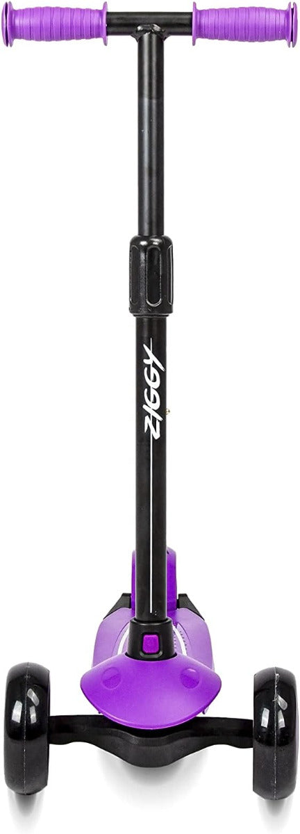 Buy Spartan Ziggy 3 Wheel Tilt Scooter With LED Lights Purple | Yallatoys.com