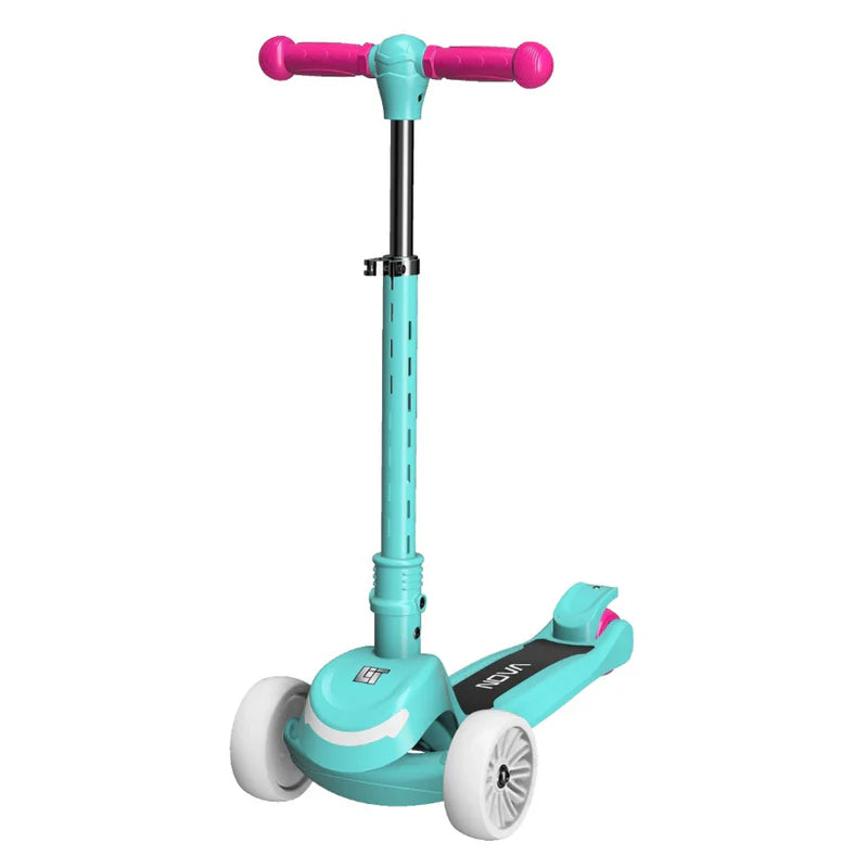 Buy Spartan Lit Nova 3 Wheel Scooter With Lava LED Wheels Teal | Yallatoys.com