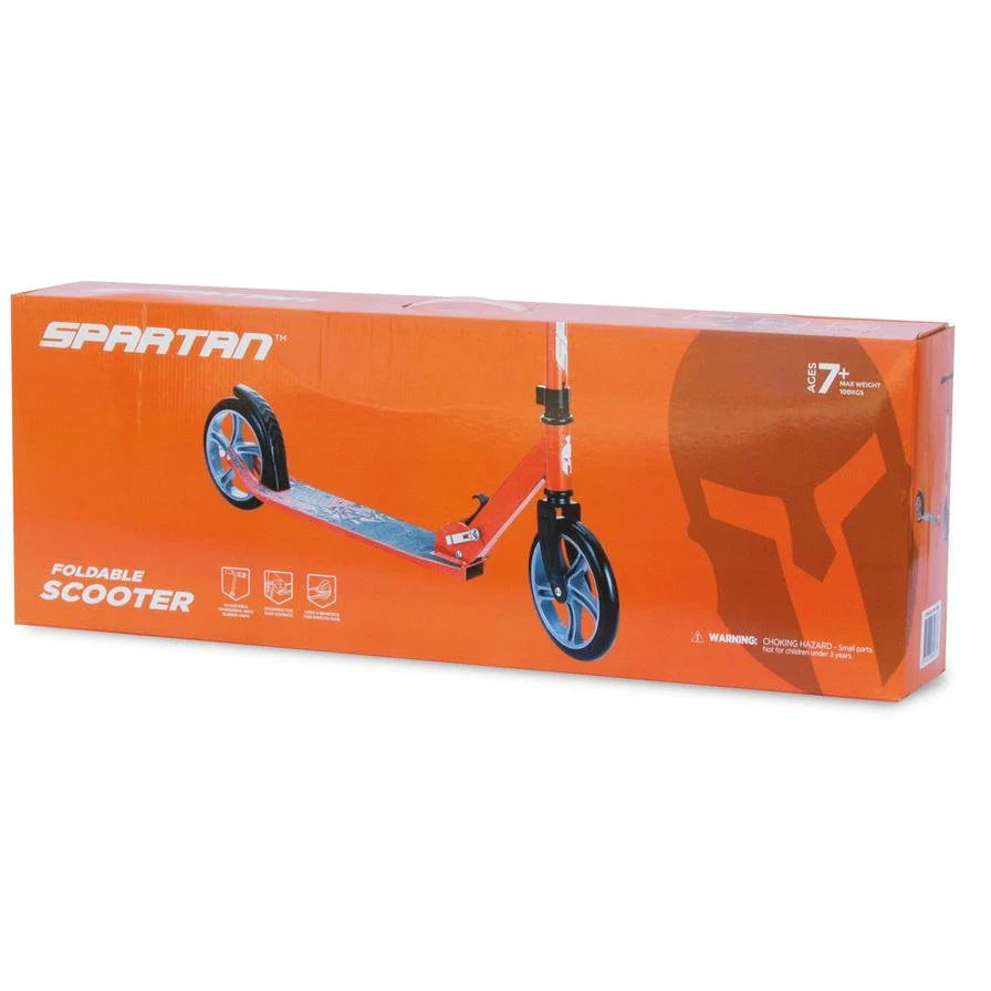 Buy Spartan Folding Scooter Orange 200 Mm | Yallatoys.com