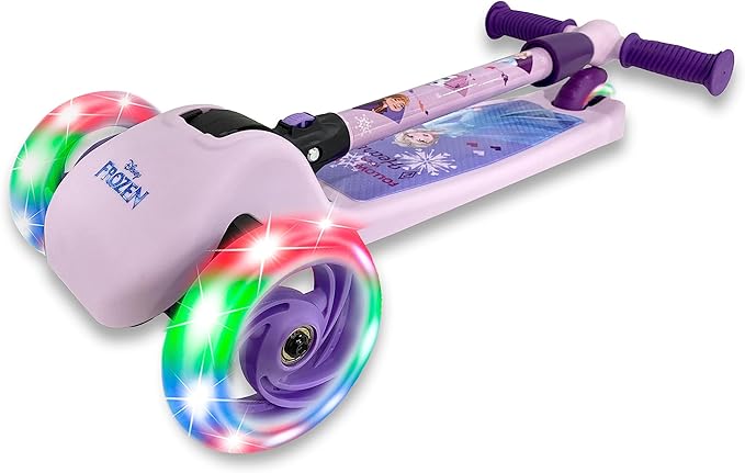 Buy Spartan Frozen Led Folding Scooter 3 Wheel | Yallatoys.com