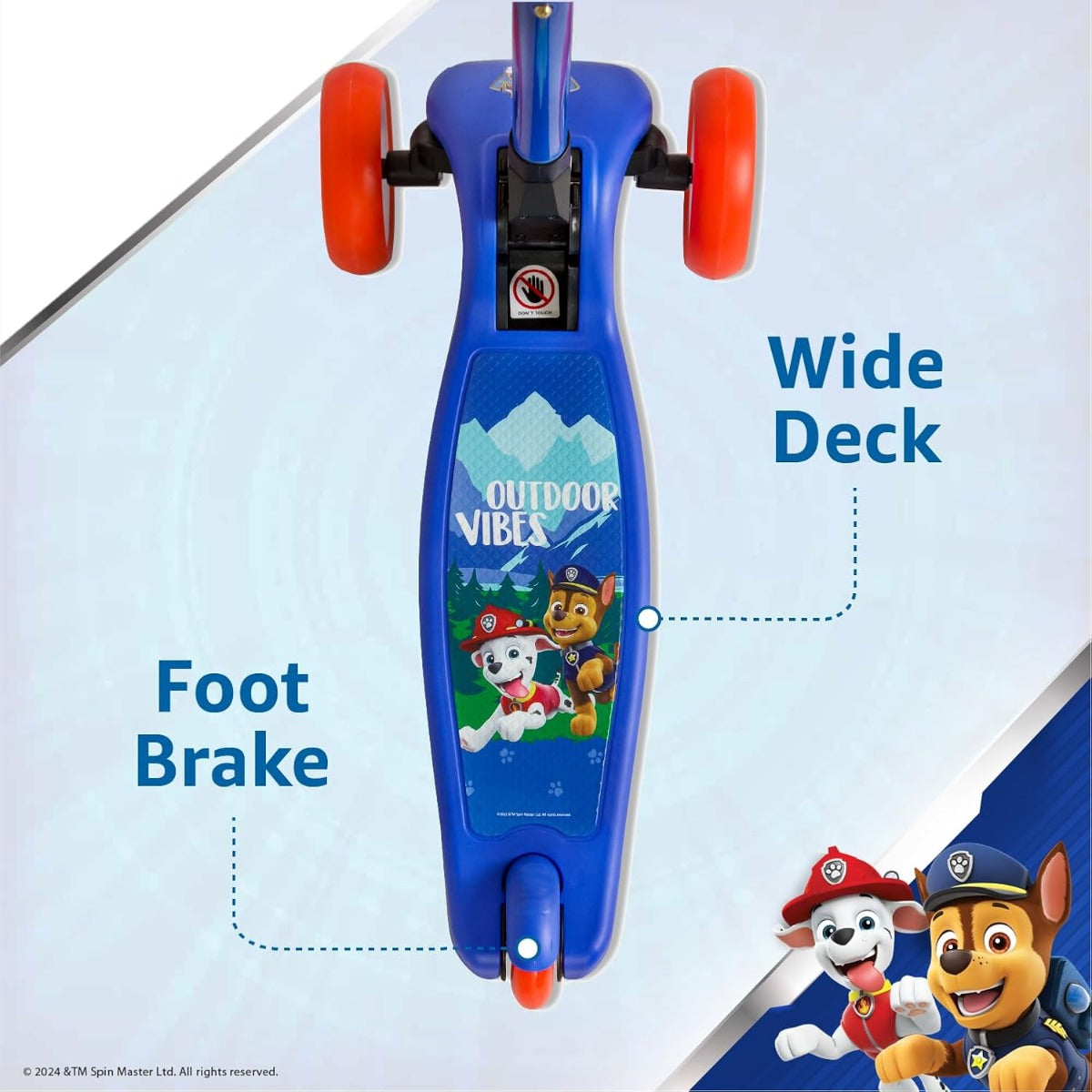 Buy Spartan Paw Patrol Boys Scooter 3 Wheel | Yallatoys.com