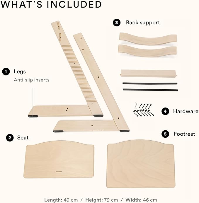 Stokke Tripp Trapp Chair Natural Stokke Yallatoys