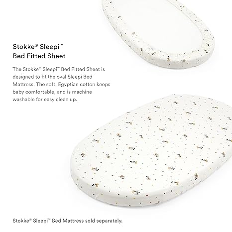 Stokke Sleepi Fitted Sheet Mickey Celebration Stokke Yallatoys