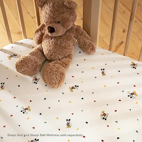 Stokke Sleepi Fitted Sheet Mickey Celebration Stokke Yallatoys