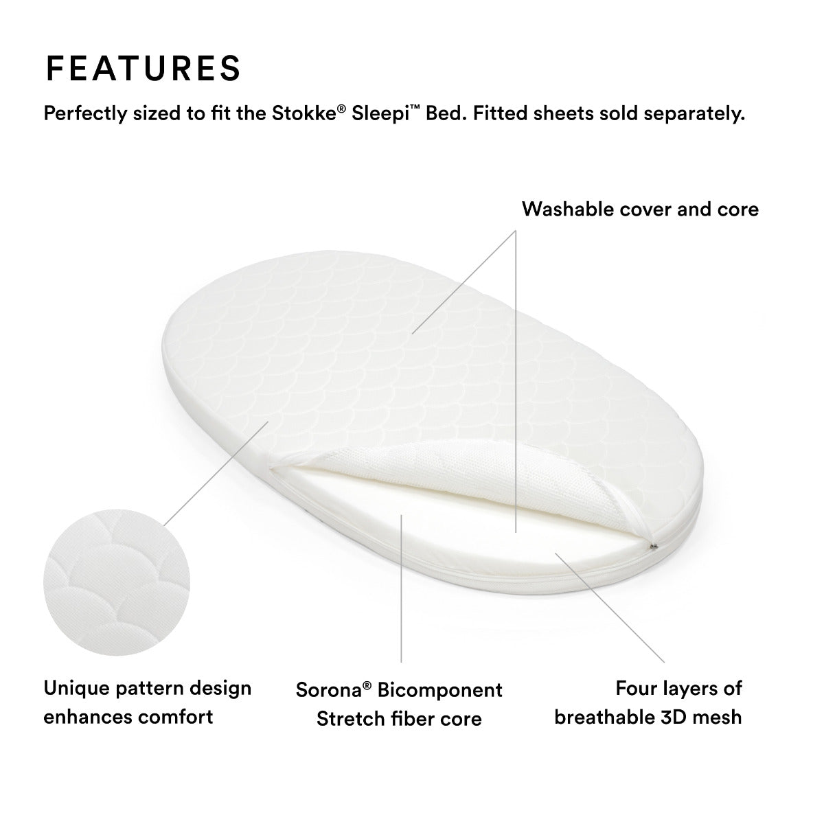 Stokke Sleepi Bed Mattress Stokke Yallatoys