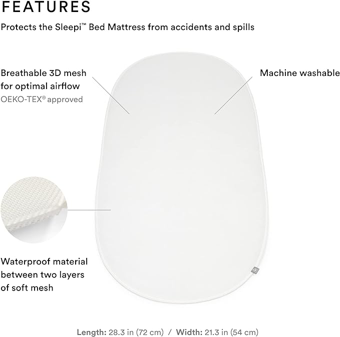 Stokke Sleepi Protection Sheet White Stokke Yallatoys