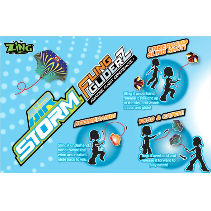 storm fling zing gliders