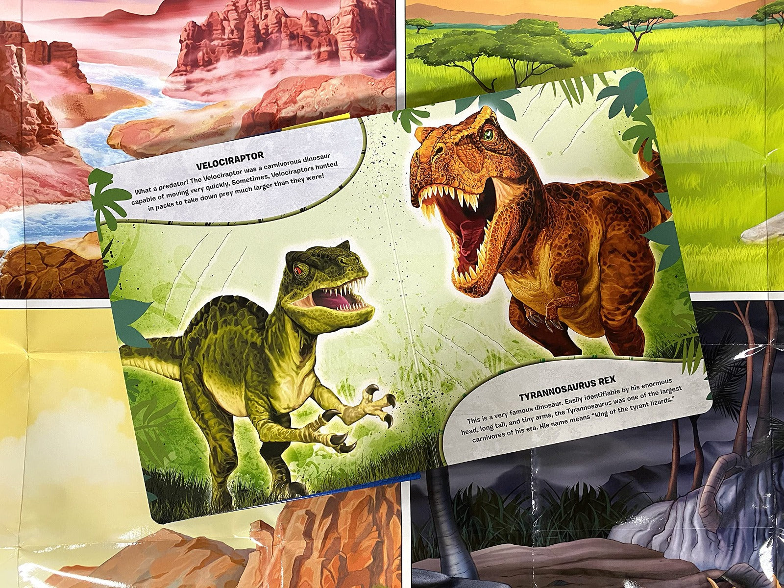 storybook with 10 collectible figures