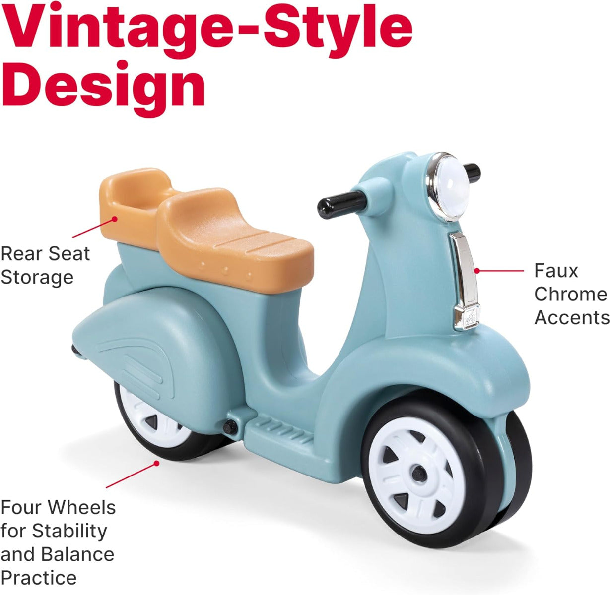 Buy Step2 Ride Along Scooter Aqua | Yallatoys.com