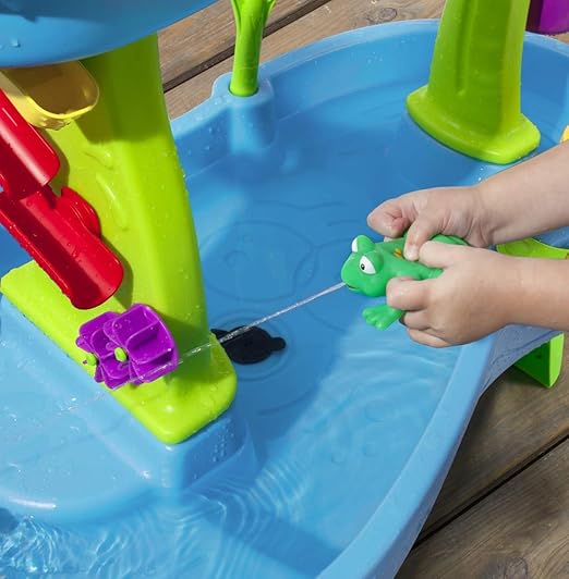 Buy Step2 Rain Showers Splash Pond Water  Table With Umbrella  | Yallatoys.com