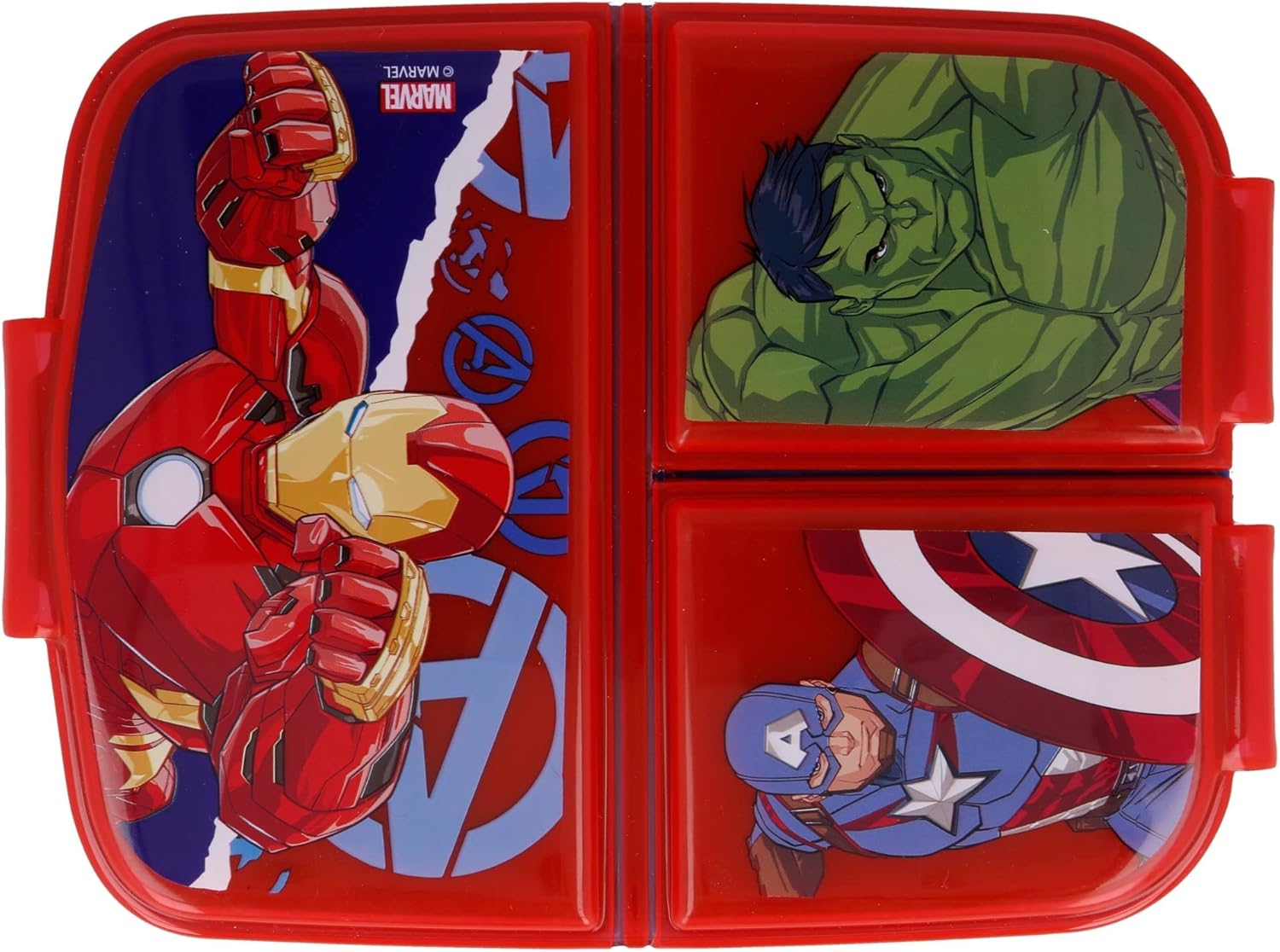 Buy Stor XL Multi Compartment Sandwich Box Avengers Rolling Thunder | Yallatoys.com