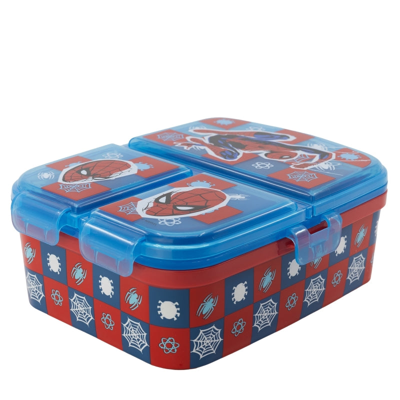 Buy Stor XL Multi Compartment Rectangular Sandwich Box Spiderman Midnight Flyer | Yallatoys.com