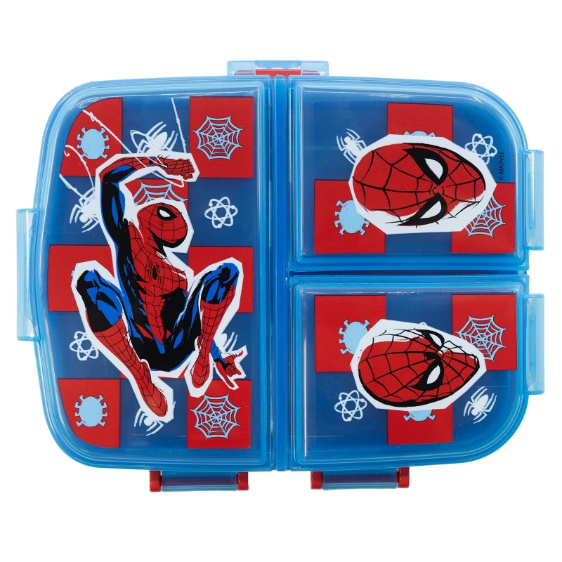 Buy Stor XL Multi Compartment Rectangular Sandwich Box Spiderman Midnight Flyer | Yallatoys.com