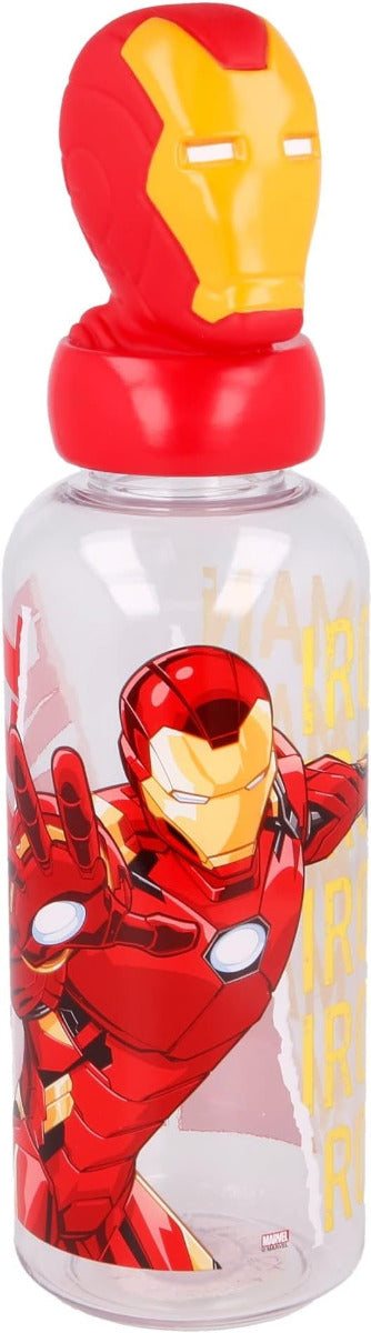 Buy Stor Ironman 3D Figurine Bottle 560 ML | Yallatoys.com