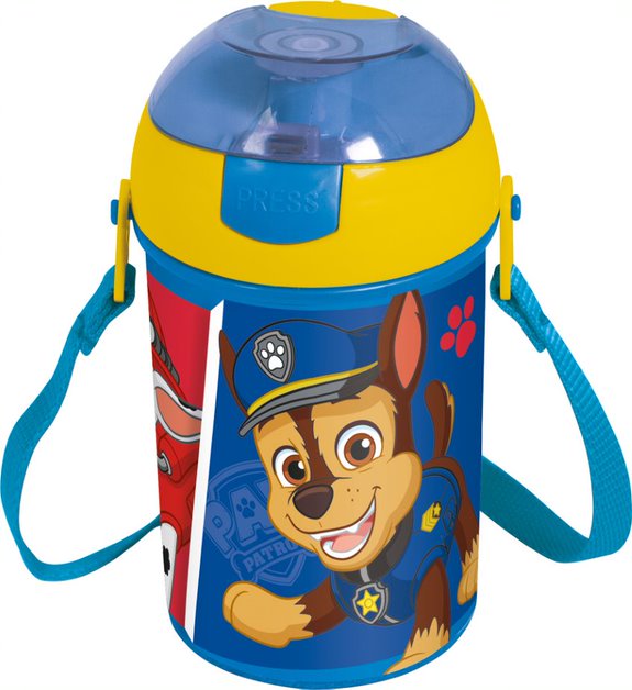 Buy Stor Paw Patrol Boy Water Canteen Pop Up Flip 450 Ml | Yallatoys.com