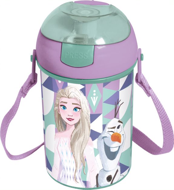 Buy Stor Frozen Water Canteen Pop Up Flip 450 Ml | Yallatoys.com