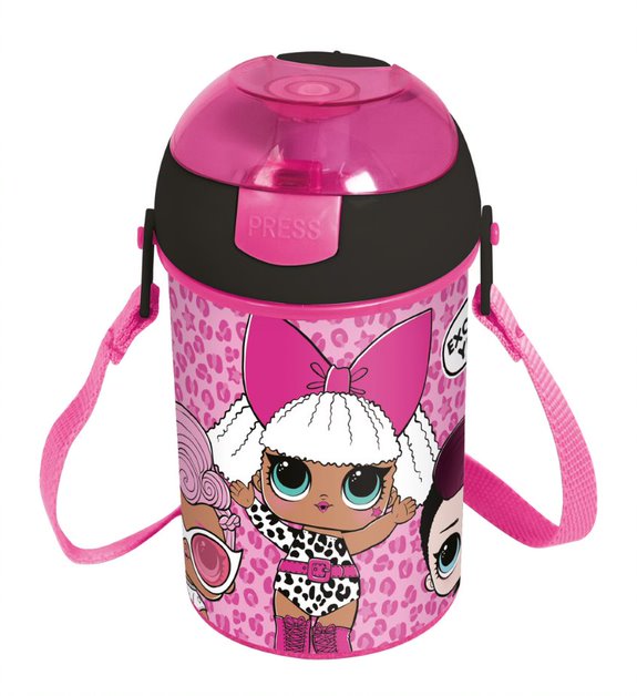 Buy Stor LOL Water Canteen Pop Up Flip 450 Ml | Yallatoys.com