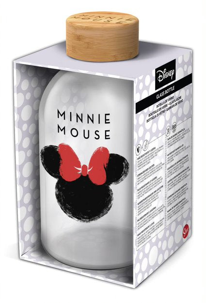 Buy Stor Young Adult Small Glass Bottle Minnie 620ml | Yallatoys.com