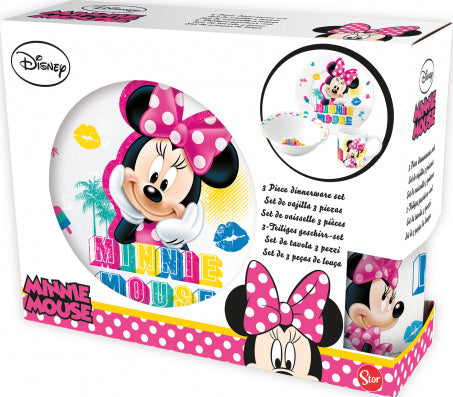 Buy Stor Minnie Ceramic 3 Pcs Snack Set | Yallatoys.com