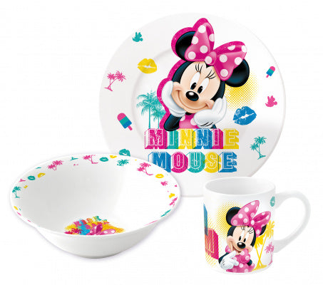 Buy Stor Minnie Ceramic 3 Pcs Snack Set | Yallatoys.com