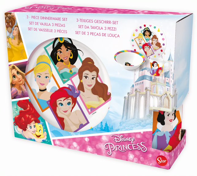 Buy Stor Princess Ceramic 3 Pcs Snack Set | Yallatoys.com