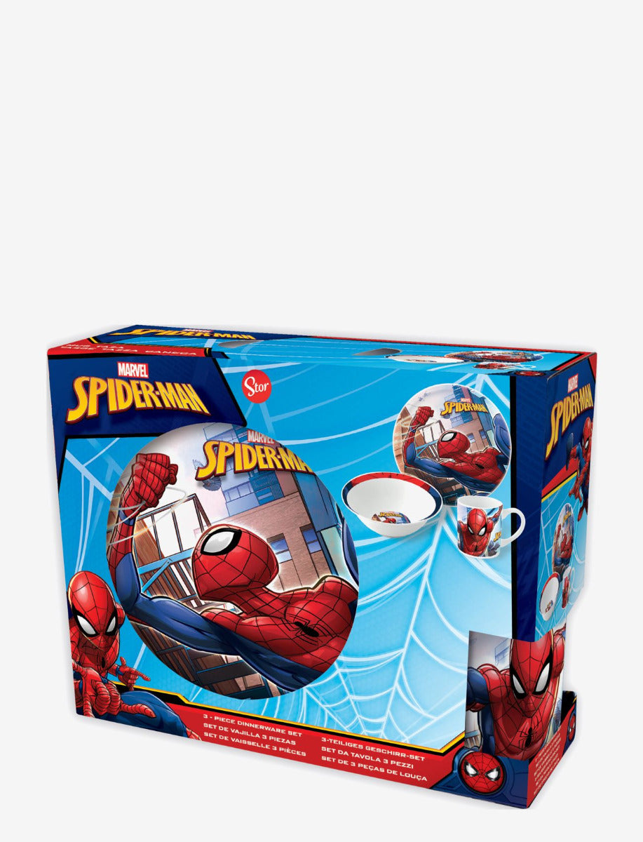 Buy Stor Spiderman Ceramic 3 Pcs Snack Set | Yallatoys.com