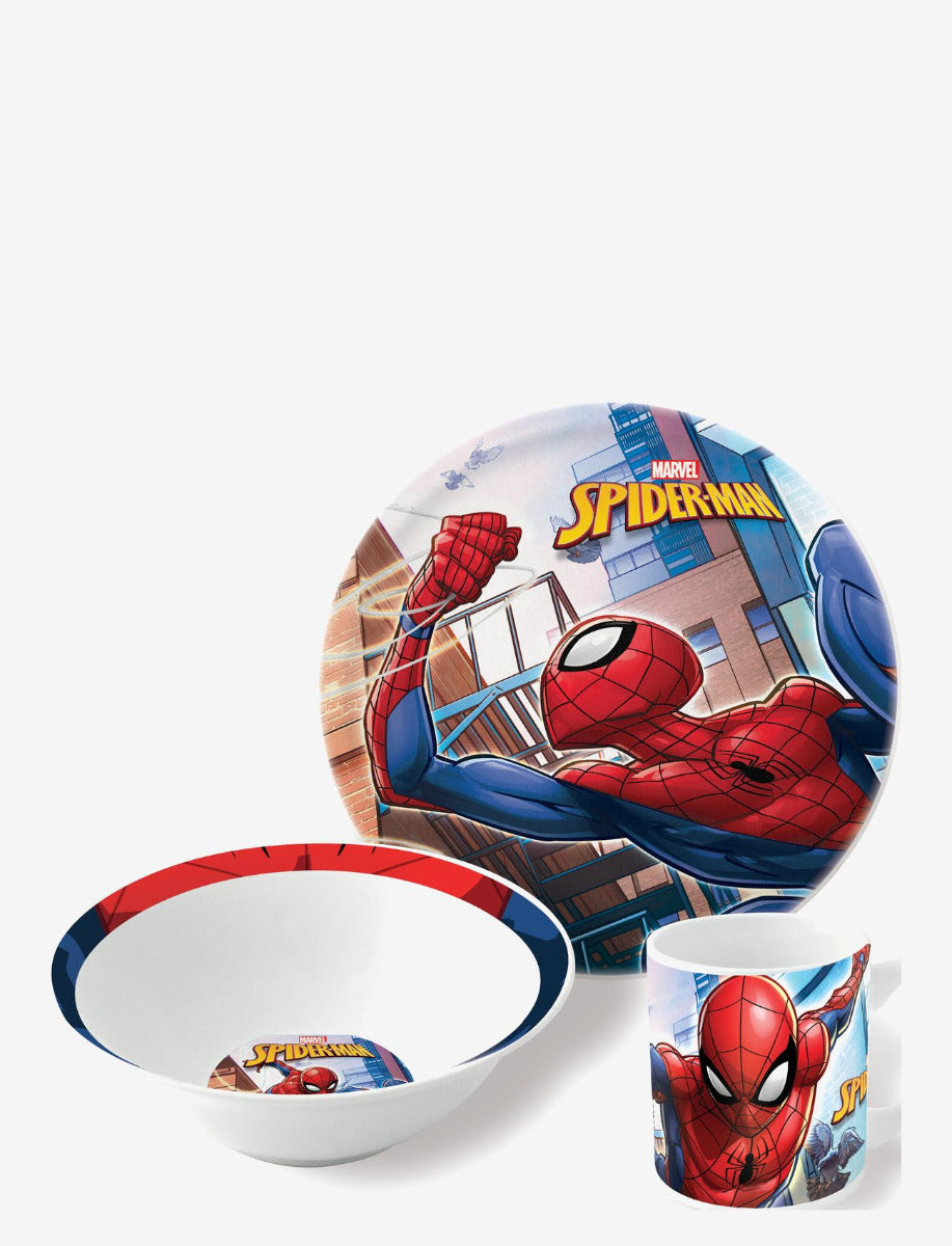Buy Stor Spiderman Ceramic 3 Pcs Snack Set | Yallatoys.com