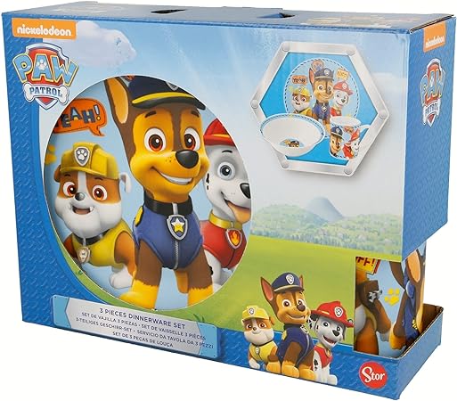Buy Stor Paw Patrol Boy Ceramic 3 Pcs Snack Set | Yallatoys.com