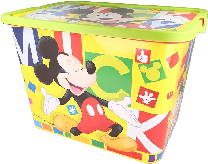 Buy Stor Storage Click Box 13Litre Mickey Watercolor | Yallatoys.com